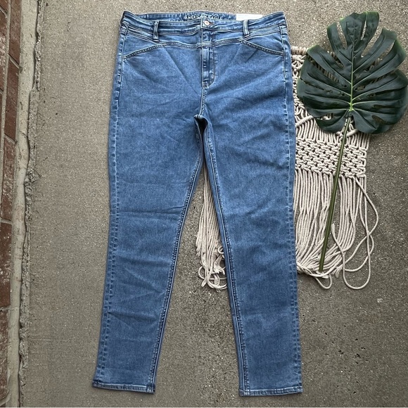 New Plus Size American Eagle Jeans Size 20 - Super Hi-Rise Jegging - Picture 2 of 6